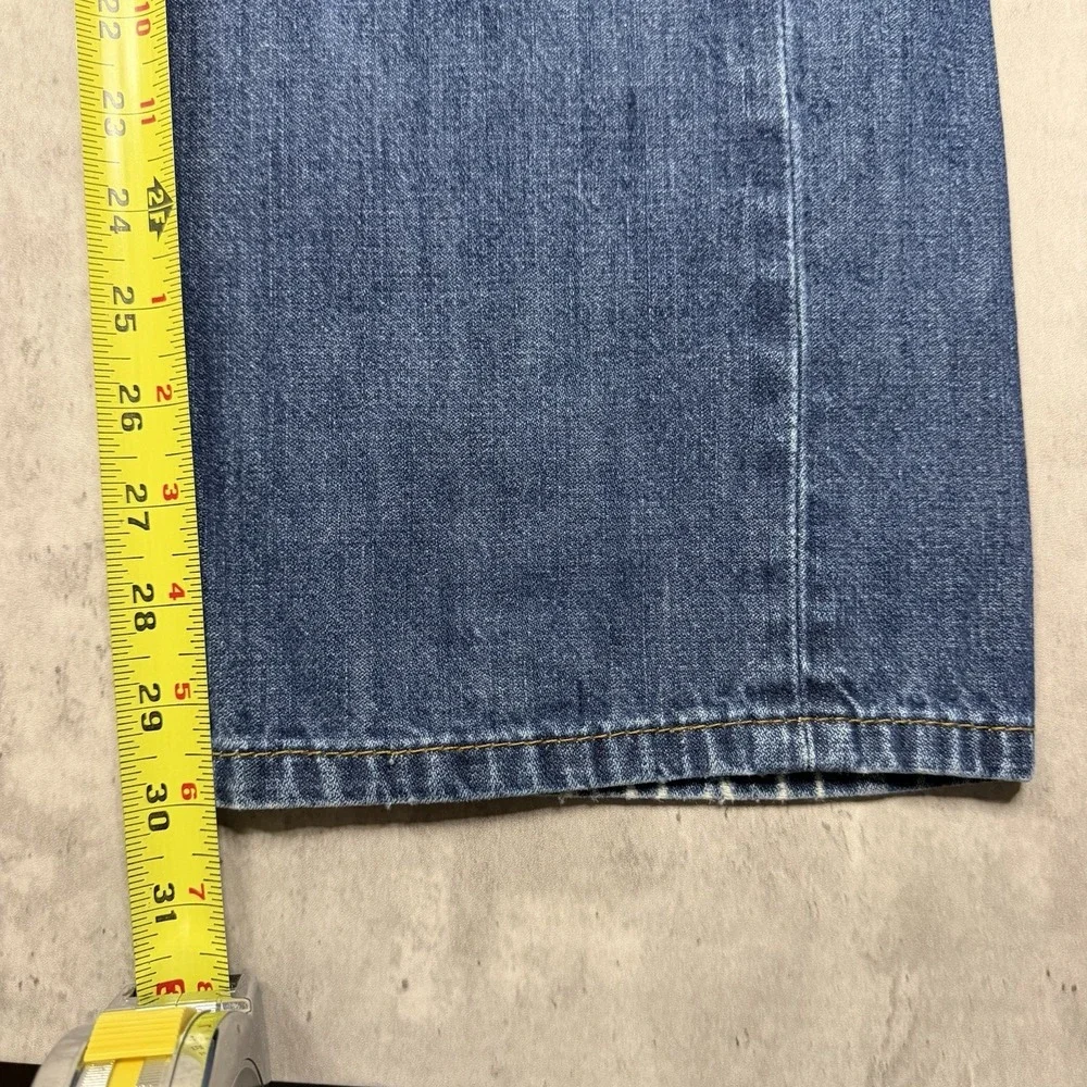 Levi's 514 100% Cotton 36x30 Dark Wash Slim Fit Blue Jeans Workwear Denim zusa